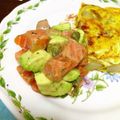 ロッテリンゴ's cooksnap of when they made サーモンとアボカドのタルタル風.