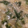 ぴあのちゃん95's cooksnap of when they made 生姜でポカポカ！とろ〜り白菜卵スープ.
