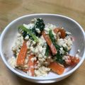 ♬まあこ♬'s cooksnap of when they made 絹ごしで簡単白和え。ほうれん草とにんじん.