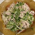 la_breeze's cooksnap of when they made レンジで♪モヤシと豆苗の豚しゃぶ.