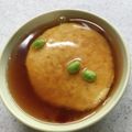 オレンジエィミー's cooksnap of when they made カニ缶消費。レンジだけでふんわり豆腐茶巾.