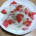 ふみこばあ's cooksnap of when they made トマト＆オニオンのマリネサラダ.