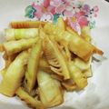 patepateco's cooksnap of when they made 真竹/淡竹　たけのこ　バター醤油炒め.