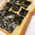 ノビル's cooksnap of when they made 焼き海苔☆トースト.