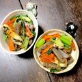 s06007's cooksnap of when they made きんぴら～小松菜、蒟蒻、竹輪～.