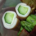 ♡AKRMM♡'s cooksnap of when they made お弁当・おつまみに♪胡瓜のハムチー巻き.