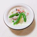 まあまま☆0403's cooksnap of when they made 春を感じるスナップエンドウのクリーム煮.