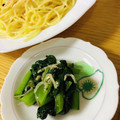 mantacarp's cooksnap of when they made 小松菜のちりめんじゃこ和え（わさび風味）.