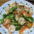 や～たん食堂's cooksnap of when they made ブロッコリーと海老とパプリカの中華炒め.