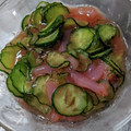 さちへ♪'s cooksnap of when they made ◇イカ明太ときゅうり和え◇.