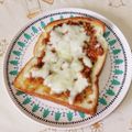 ネコかえる's cooksnap of when they made キーマカレーリメイク☆トースト.