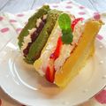あんみつ☆'s cooksnap of when they made バリエーション豊富♪シフォンサンド.