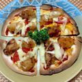 あい♪らんど's cooksnap of when they made パサパサ唐揚げでしっとりパンピザ.
