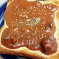 ブランシュkuu's cooksnap of when they made カレーonthe食パン.