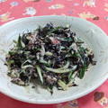 赤い電話's cooksnap of when they made ひじきときゅうりの梅マヨサラダ.