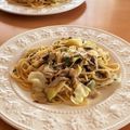 gooyan☆'s cooksnap of when they made さば缶と塩こんぶのパスタ.