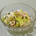 キンプリ's cooksnap of when they made わさび菜と竹輪のサラダ（レタスでも）.