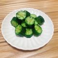 こはく0205's cooksnap of when they made 我が家のきゅうりのビール漬け★.