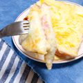 もすろー's cooksnap of when they made ホワイトソースでクロックムッシュ☆☆.