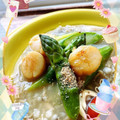 ☆なあなクック☆'s cooksnap of when they made 簡単！帆立とアスパラの中華炒め.
