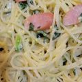 hiro1616's cooksnap of when they made 【生クリームなし】簡単カルボナーラ.