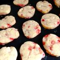 ☆ありか358☆'s cooksnap of when they made 旬のいちごのホワイトチョコクッキー♥.