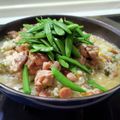 ｸﾏﾘｴ's cooksnap of when they made 鶏もも肉とスナップエンドウのパエリア.