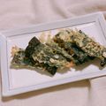 柴犬のお顔☆'s cooksnap of when they made ＊我が家でメイン級♡海苔の天ぷら＊.