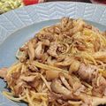 チョビ～☆'s cooksnap of when they made 舞茸と豚肉のスパゲティ.