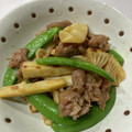 クックQLSQS7☆'s cooksnap of when they made 豚と筍とスナップえんどうのオイスター炒め.