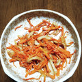 おれにまかせろ's cooksnap of when they made あともう一品☆人参とちくわの金平.