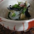 aomeri31's cooksnap of when they made イカとオクラの薬味和え.