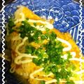 kira_pika1's cooksnap of when they made めんつゆだけ★居酒屋さんの納豆オムレツ.