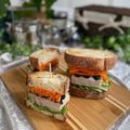ゆみクローバー's cooksnap of when they made 63℃ ツナのカンパーニュサンドイッチ.