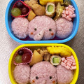 Chaaa_room's cooksnap of when they made ぞうさんのお弁当＊キャラ弁.