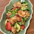 Etsu☆ko's cooksnap of when they made セロリとトマトで！鶏もも肉の南蛮漬け.