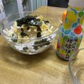 ゆいランラン's cooksnap of when they made 香ばしい油揚げと大根の千切りサラダ.