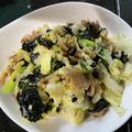 ＭＩ−ＳＡＮ's cooksnap of when they made キャベツと海苔チーズの和え物*.