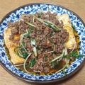 kaori238's cooksnap of when they made 豆腐ステーキのひき肉あんかけ.