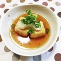 ﾁｲﾁｬﾝﾏﾏ's cooksnap of when they made 麺つゆで簡単♡揚げ出し豆腐♡.