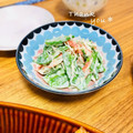 ねっちゃんっ's cooksnap of when they made 絹さやとカニカマのワサマヨ和え.