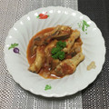 おはなすき's cooksnap of when they made 鶏手羽元と椎茸のトマト煮込み.