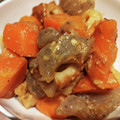 ゆこっち724's cooksnap of when they made 人参と竹輪（と蒟蒻）の甘味噌煮.