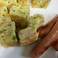 67luna's cooksnap of when they made カニかまとピーマンのだし巻き卵.