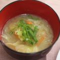 nagomi＊'s cooksnap of when they made 春キャベツと切り干し大根の味噌汁.