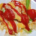 りえー。's cooksnap of when they made トマト＆チーズのオープンオムレツ　.