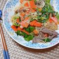 りえー。's cooksnap of when they made ビーフン炒め/七尾市給食.