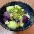 ひろっぴの嫁's cooksnap of when they made 材料3つ！レンジで1発✩ナスの塩麹合え.