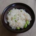 メイプル⌘'s cooksnap of when they made 塩麹で＊枝豆ごはん＊.