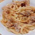 cook4vd61p's cooksnap of when they made 乾麺うどん&冷蔵庫にあるもので焼うどん〜.